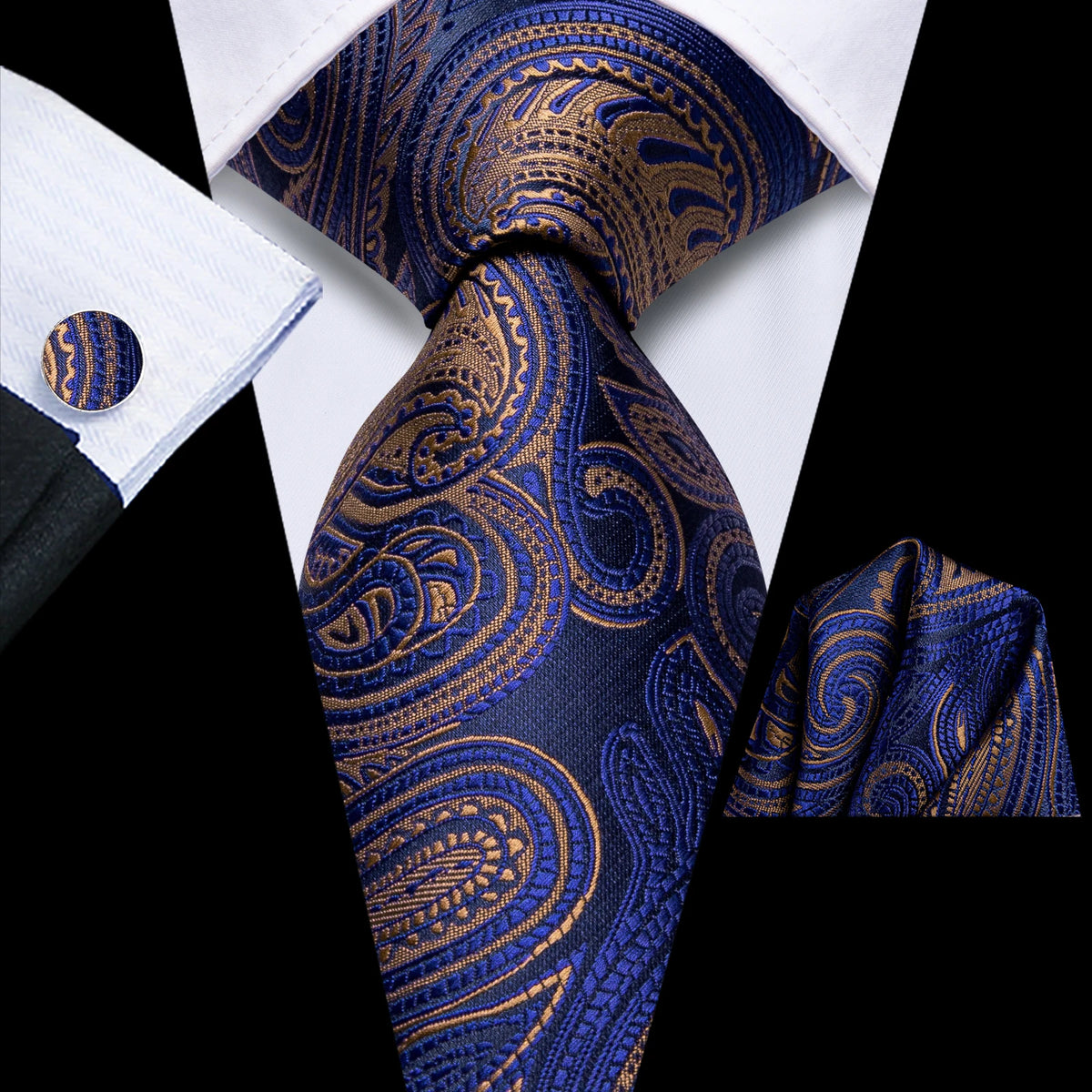 Ensemble cravate homme paisley – CLEVI Paris