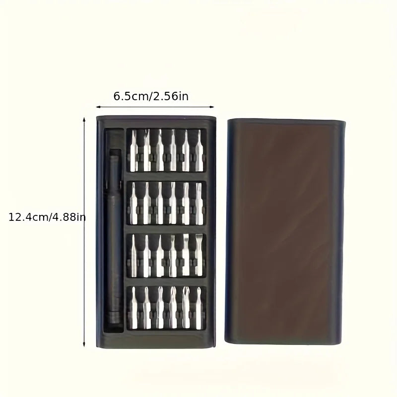 Kit Tournevis 25-en-1 Têtes Plates & Cruciformes — CLEVI Paris