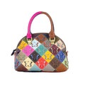 Sac Coquille Cuir Vache Artisanal Motif Papillons Femme Épaule – CLEVI Paris