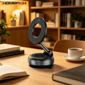 Support Téléphone Magnétique HOMEFISH K007 | Aluminium, 3 Axes, Ventouse, Voiture & Bureau – CLEVI Paris