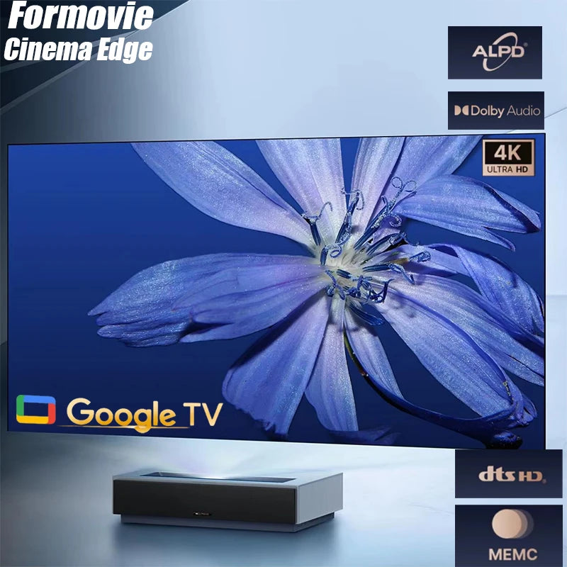 Formovie Theater Projecteur Laser Ultra-Courte Focale 4K Google TV 1800 ISO DLP 2560x1440 Son Dolby Atmos – CLEVI Paris