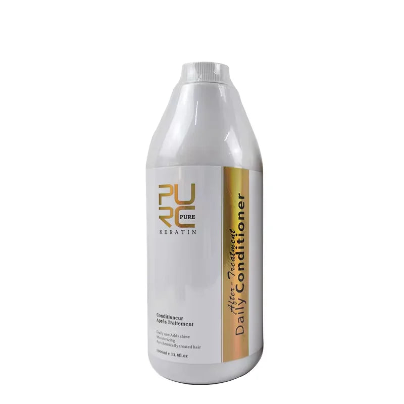 Shampooing Purifiant & Après-Shampoing PURC – Soin Kératine Professionnel, Lissage & Brillance