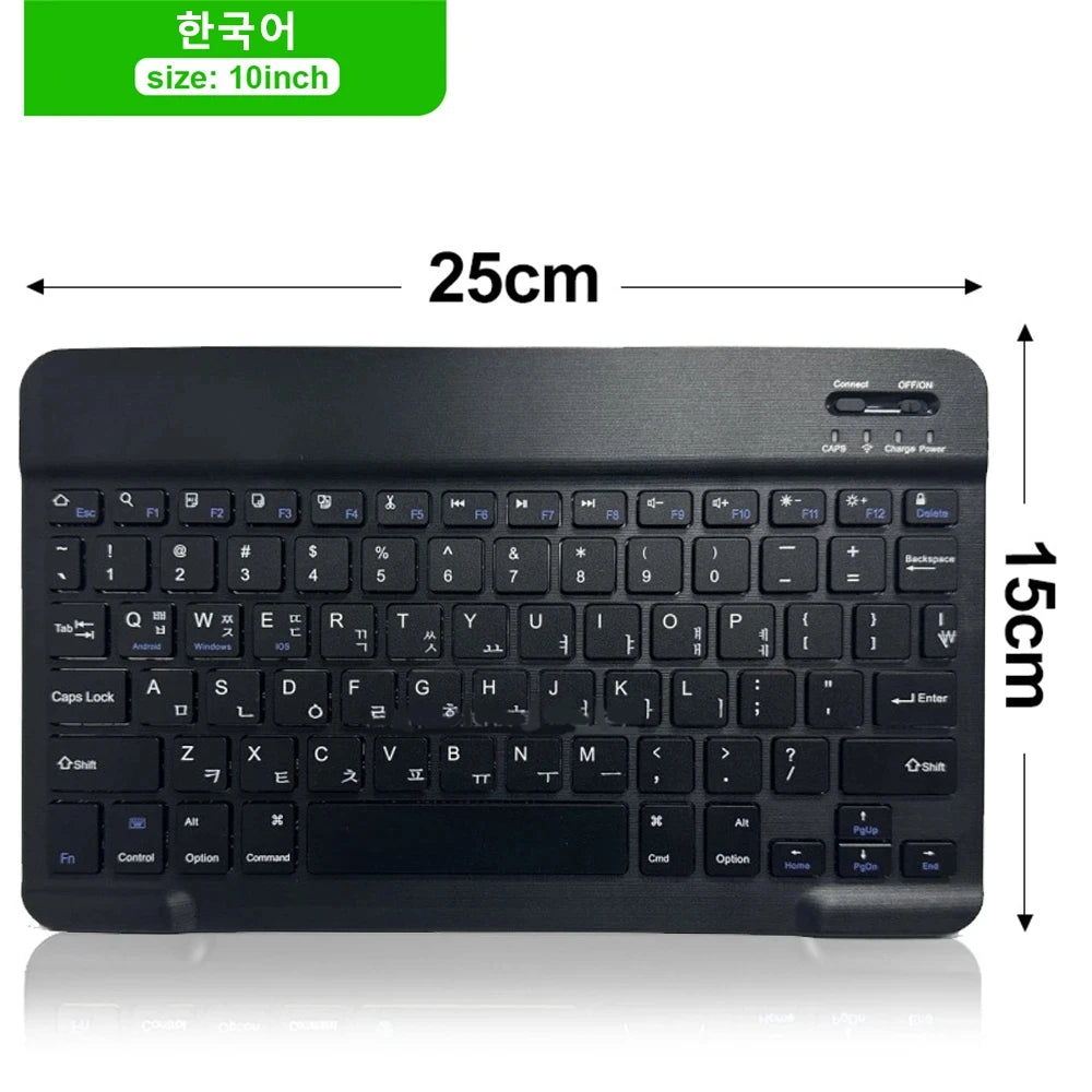Clavier Bluetooth Sans Fil EMTRA | Silencieux, Multi-Langues, iOS Android Windows, Tablette & PC – CLEVI Paris