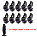 CATASSU Casques Silent Disco LED RF Sans Fil 3 Canaux 100m 10h – CLEVI Paris