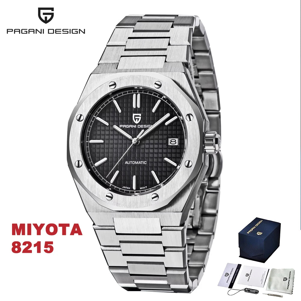 Montre Automatique Homme Pagani Design Miyota 8215 Saphir Acier 10 Bar 8 Coloris – CLEVI Paris