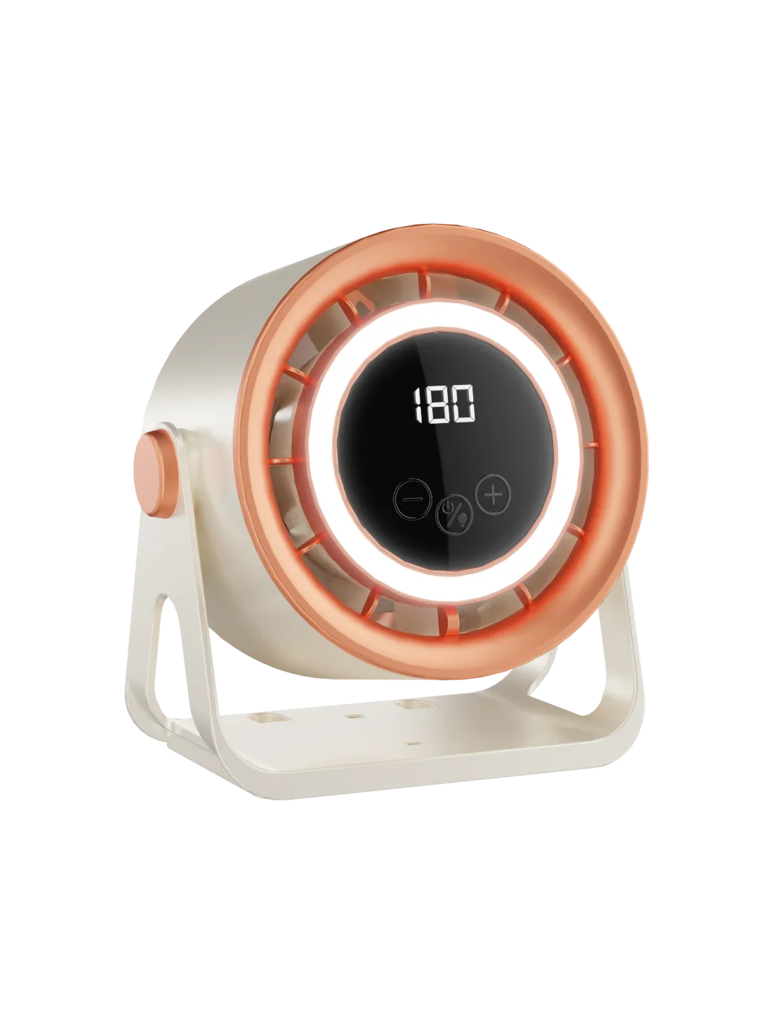 Ventilateur Sans Lame Portable Tinsol – Tactile, 180 Vitesses, Lumière Ambiante, USB-C