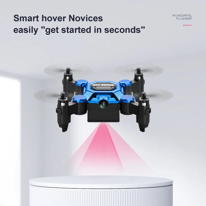 Mini Drone Pliable K04 – Caméra 4K, Moteur Brushless, Protège-Hélices, 12 min de Vol – CLEVI Paris