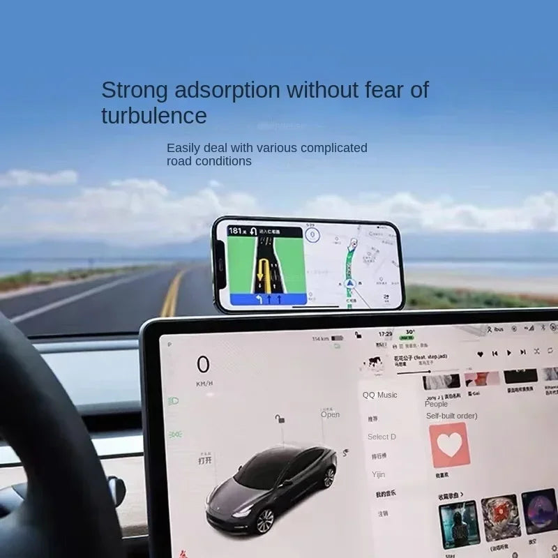 Support Magnétique Téléphone Tesla Model 3/Y/X/S & MagSafe — CLEVI Paris