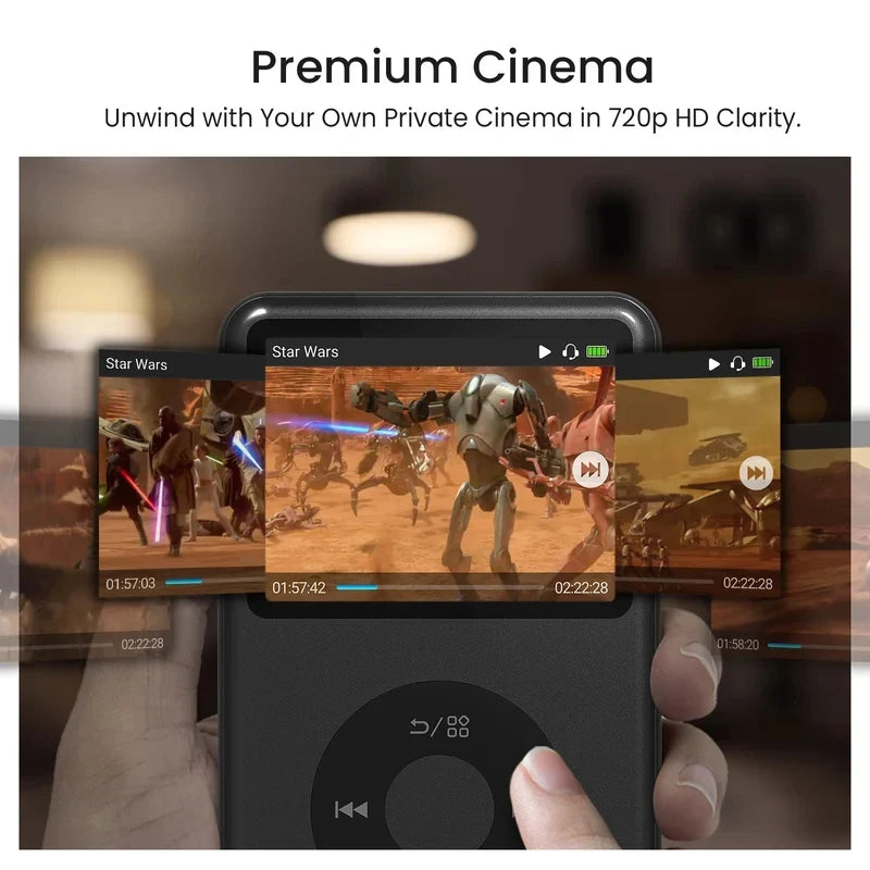 INNIOASIS Y1 Lecteur MP3 HiFi Sans Perte 128Go Écran Tactile Bluetooth 20h – CLEVI Paris