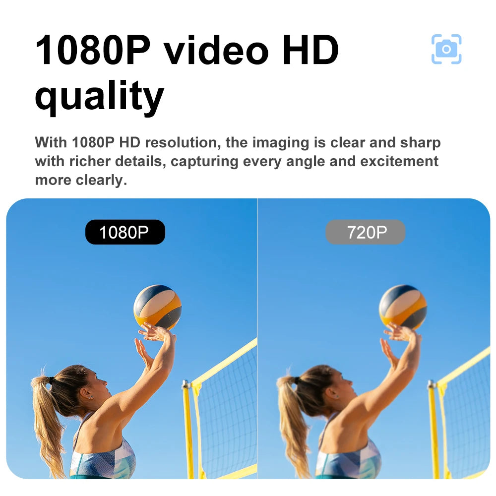 Mini Caméra WiFi A800 1080P – Surveillance & Détection de Mouvement – CLEVI Paris