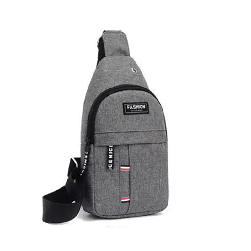 Sac Bandoulière Nylon Homme Demi-Lune — CLEVI Paris