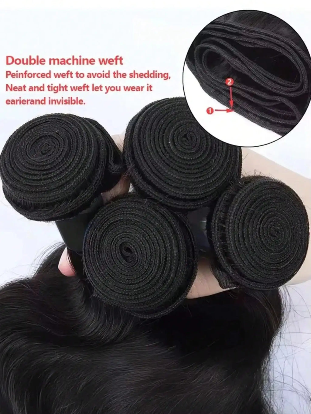 16A Raw Bundles Human Hair Body Wave 1/3/4 – CLEVI Paris