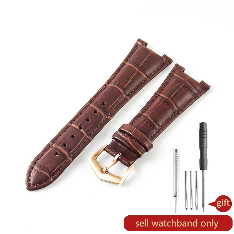 Bracelet Montre Cuir Vache | Compatible Patek Philippe Nautilus PP5711 5712G – CLEVI Paris