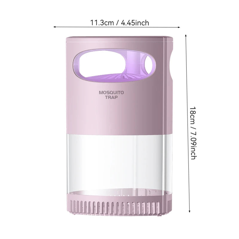 Lampe Anti-Moustiques Lumière Violette Bionique Aspiration Puissante USB Silencieuse DGS-885 – CLEVI Paris