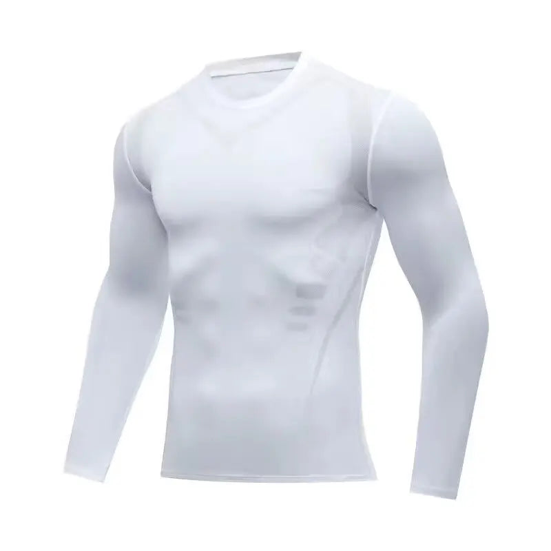 T-shirt Sport Compression Homme | Running, Fitness & Gym, Polyester Séchage Rapide – CLEVI Paris