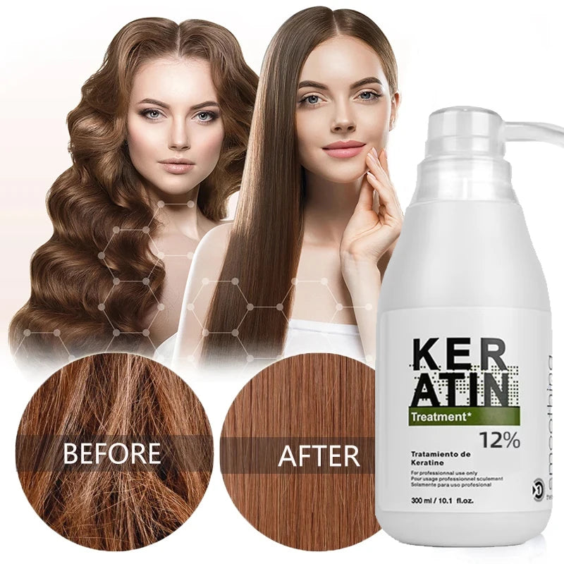 Traitement Kératine Brésilien PURC 300ml | 0% 5% 8% 12% | Lissage 3 Mois – CLEVI Paris