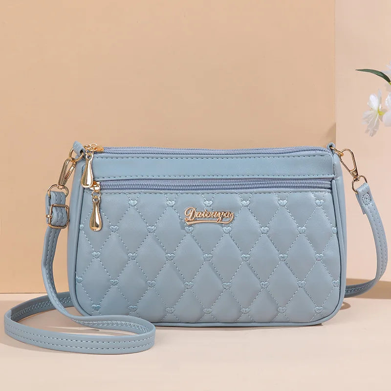Sac à Main Femme Cuir PU Brodé & Pompon — Bandoulière, Fermeture Éclair, 12 Coloris | CLEVI Paris