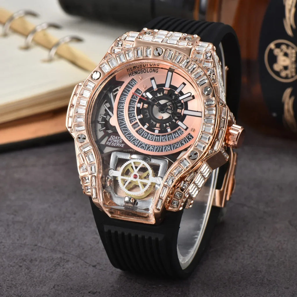 STARPERISH W01 Montre Homme Automatique Japonais Acier Inox Verre Hardlex Lumineux 3 ATM 21 Coloris – CLEVI Paris