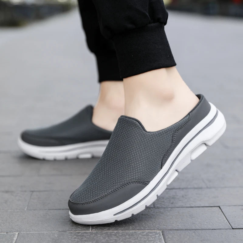 Mules Slides Homme Air Mesh Respirantes Semelle EVA Épaisse — Intérieur & Extérieur | CLEVI Paris