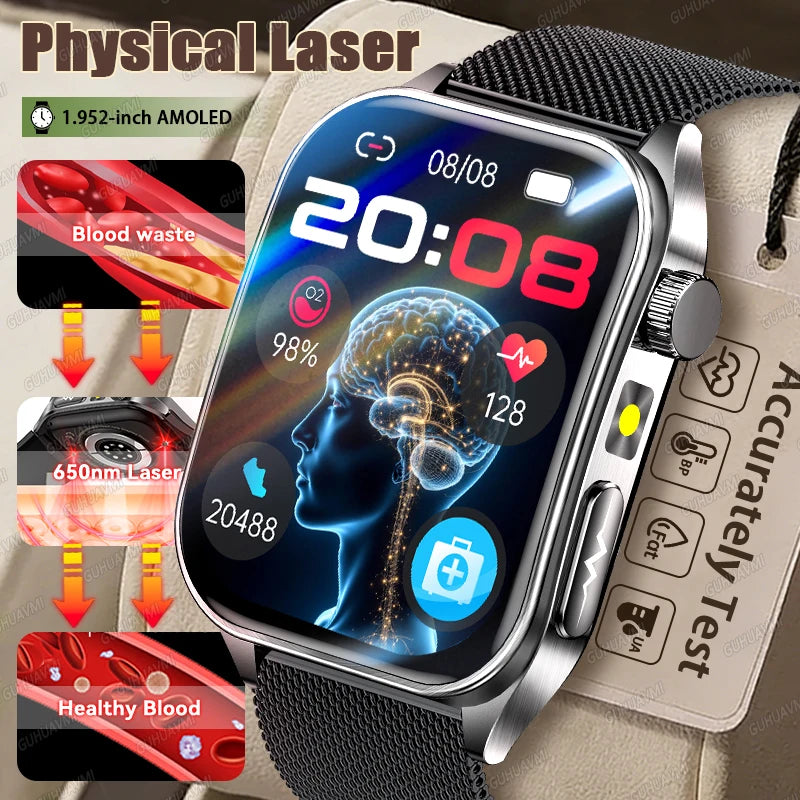 Montre connectée E810 AMOLED 1,95″ – CLEVI Paris
