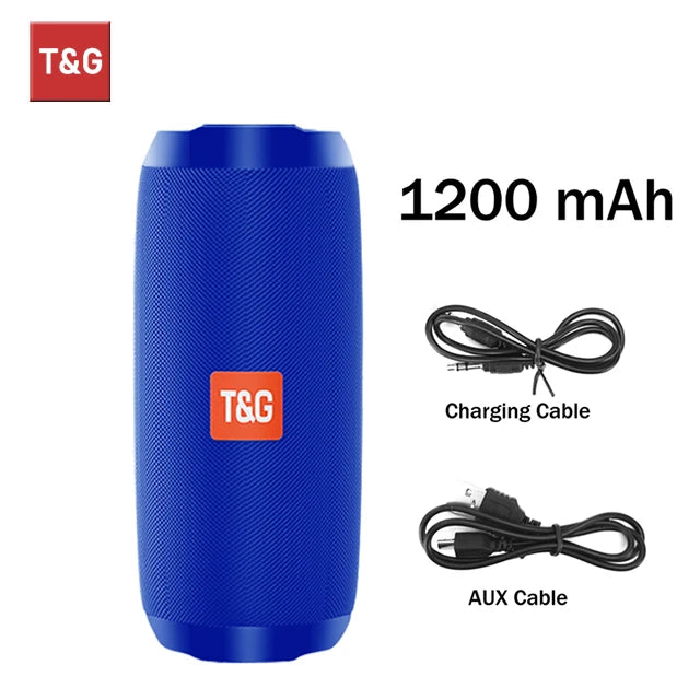 T&G TG117 Enceinte Bluetooth Portable Waterproof TWS IPX5 – CLEVI Paris