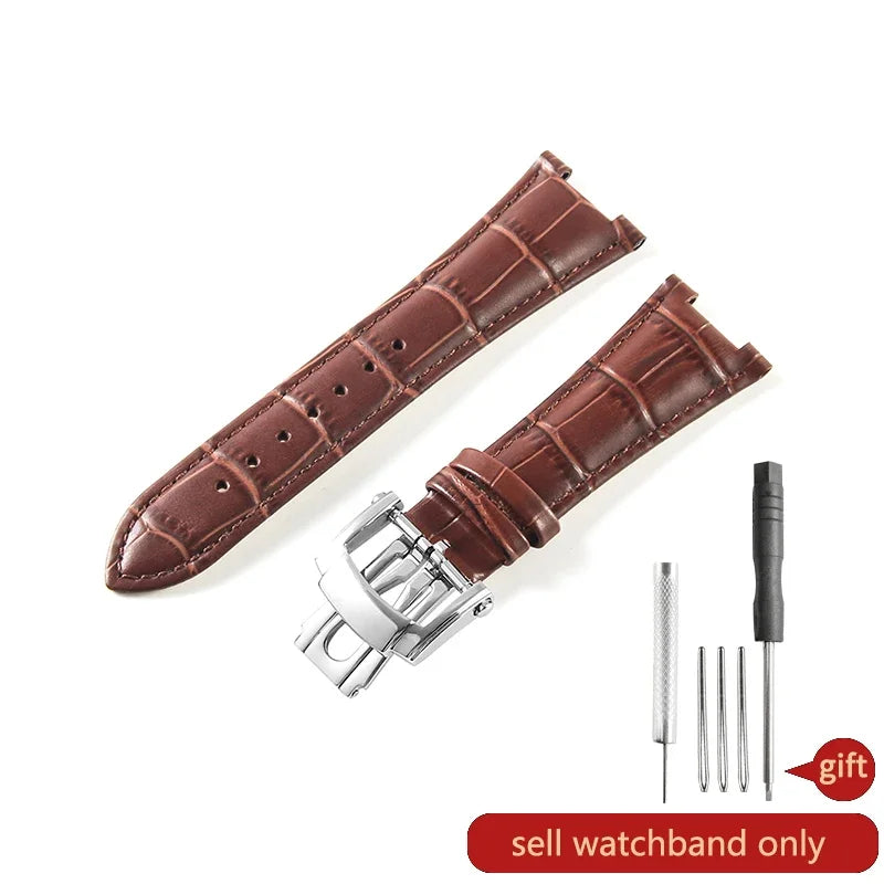 Bracelet Montre Cuir Vache | Compatible Patek Philippe Nautilus PP5711 5712G – CLEVI Paris