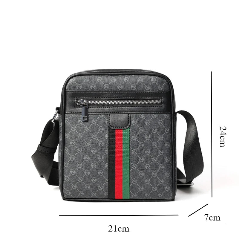 Sac Bandoulière Homme PU Léger – Sac Crossbody Sport & Casual, Poche Téléphone – CLEVI Paris