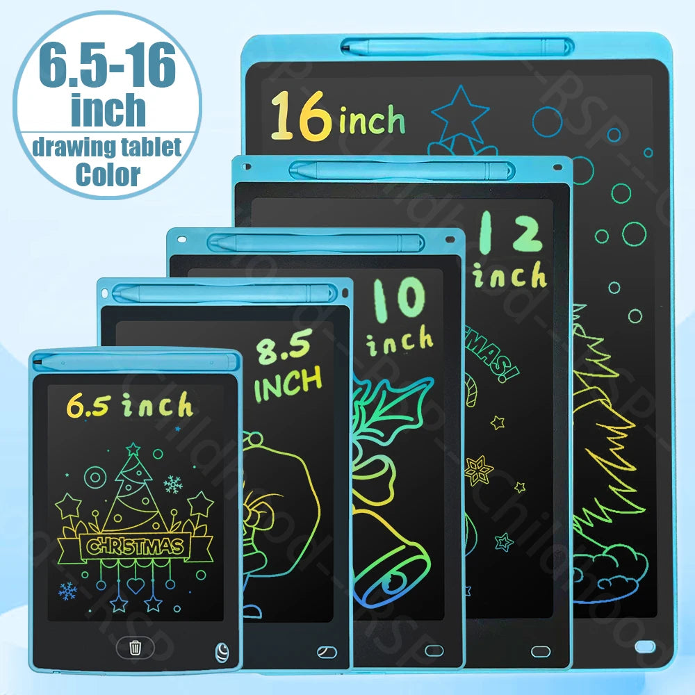 Ardoise LCD Enfant RSP – Tablette Écriture & Dessin 6,5" à 16" – Cadeau Éducatif Dès 3 Ans