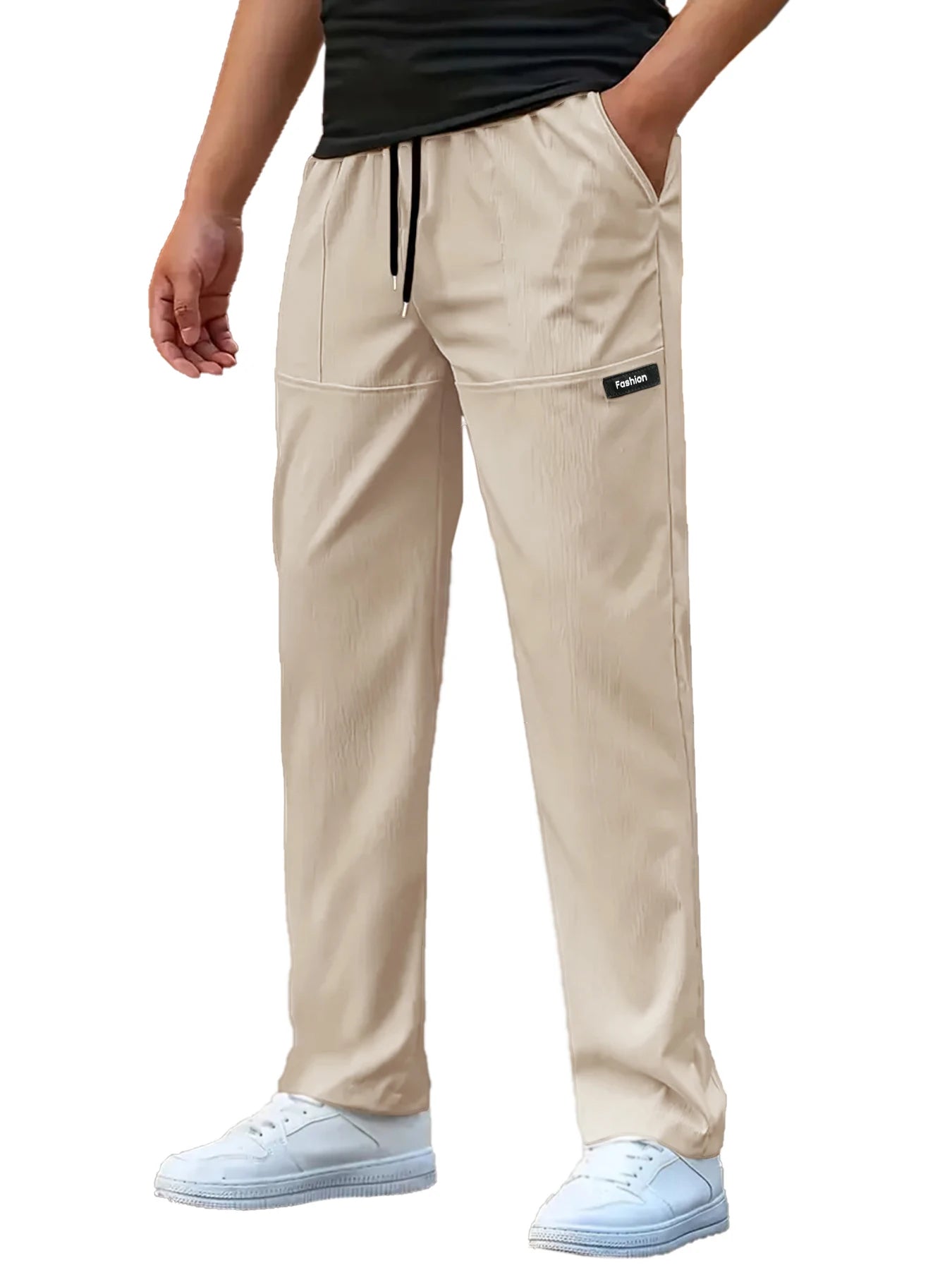 Pantalon Jogger Homme Léger Casual Bleu Marine Blanc Vert Beige Noir – Tailles S-3XL – CLEVI Paris