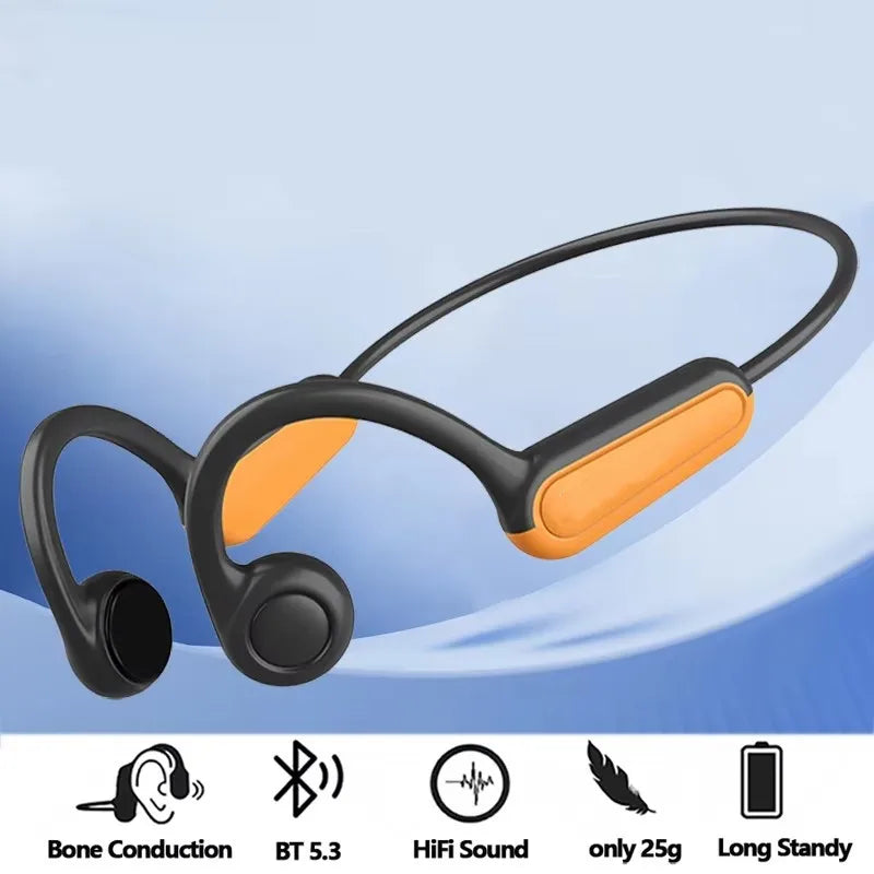 Casque à Conduction Osseuse Sport — Bluetooth 5.0, Micro, Waterproof | CLEVI Paris
