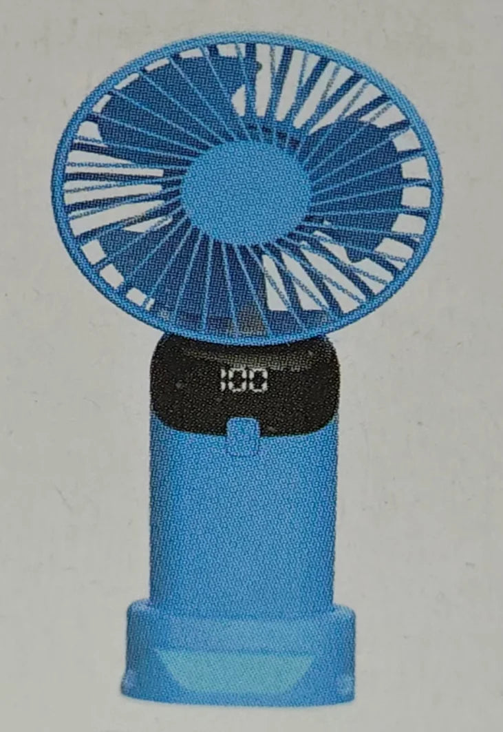 Mini Ventilateur USB Rechargeable avec Support Téléphone — CLEVI Paris