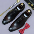 Oxford Whole Cut Homme Cuir de Vache Artisanal Respirant | Mariage & Formel EU 38-46