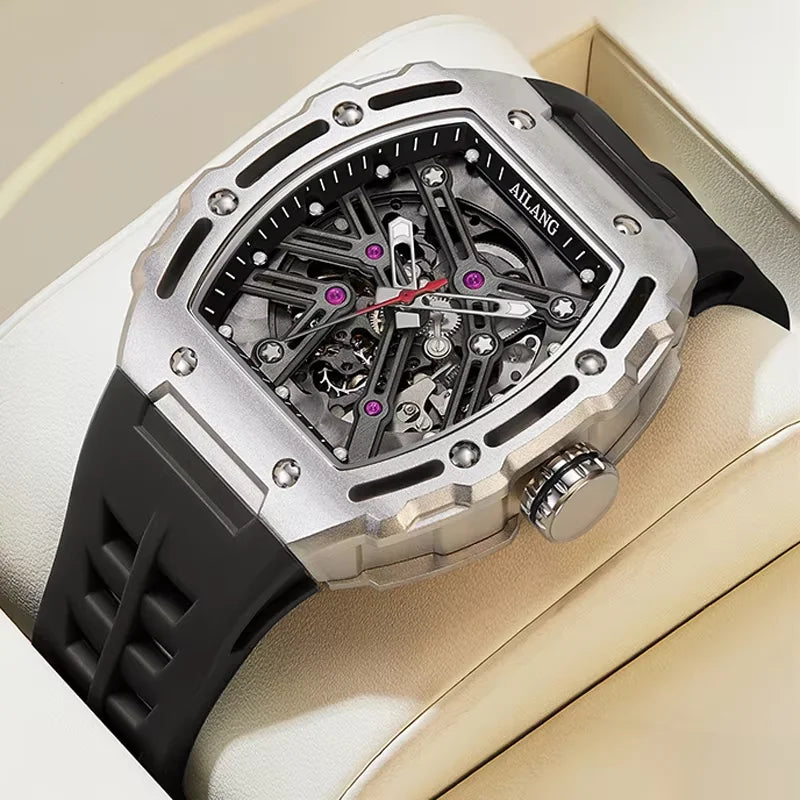 Daniel Gorman Montre Automatique Homme Tourbillon Squelette Saphir 5ATM – CLEVI Paris