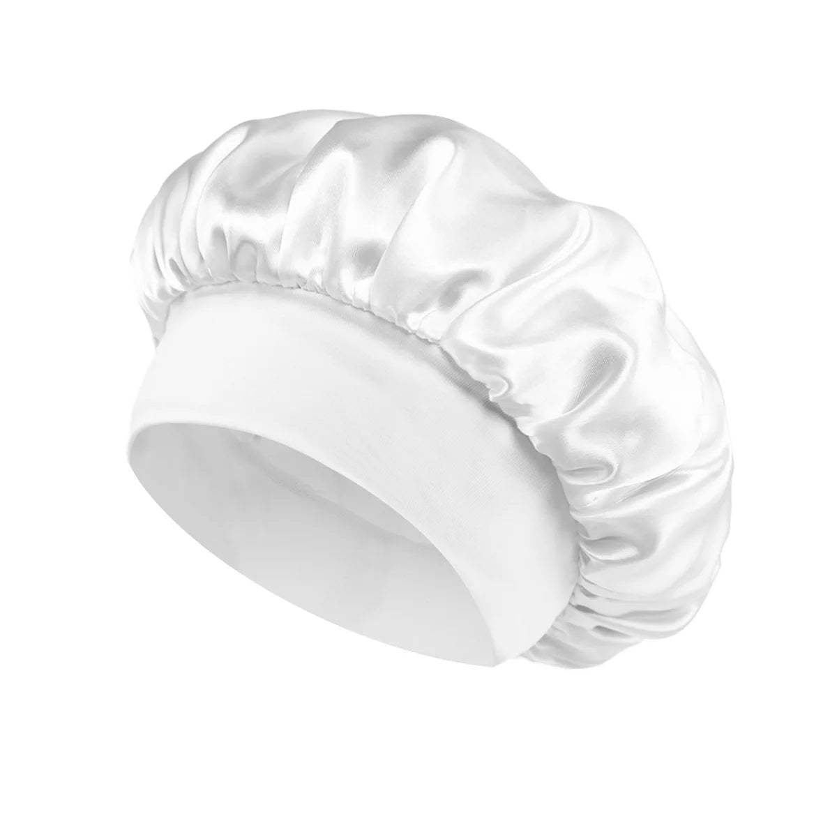 Bonnet de Nuit en Soie Satin Taille Universelle — CLEVI Paris
