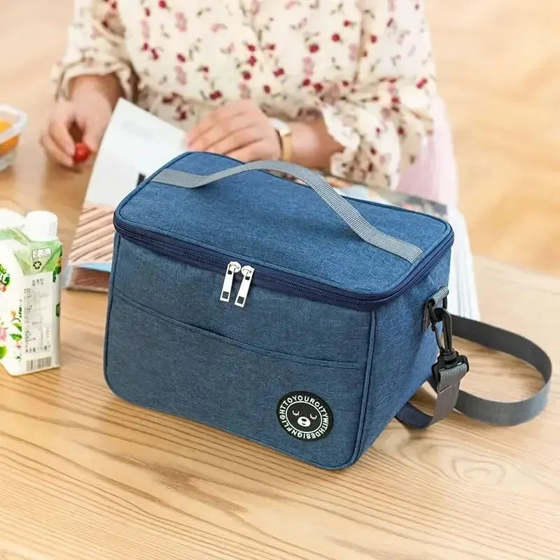 Sac Repas Isotherme Oxford Portable Bretelle — CLEVI Paris