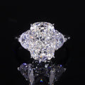 Bague Trois Pierres Argent 925 | Zircon Diamant – CLEVI Paris