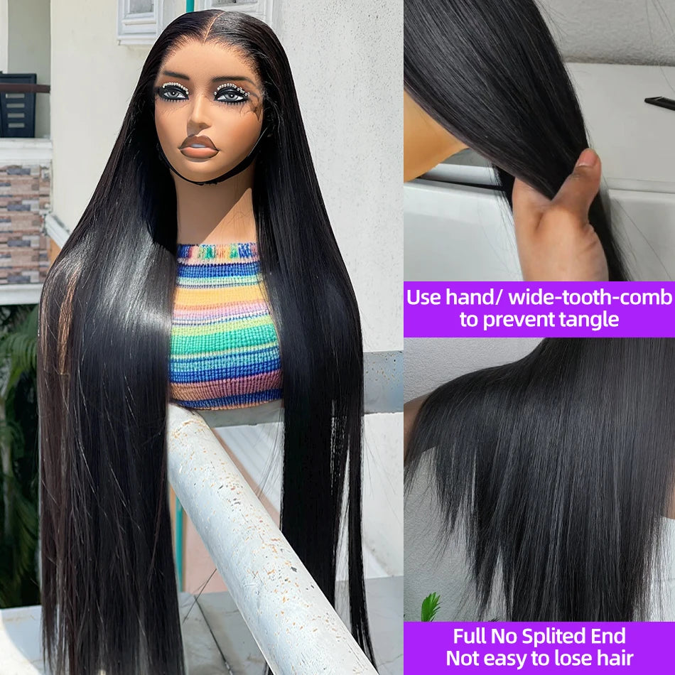 Perruque HD Lace Bone Straight Cheveux Humains Indiens Remy – Glueless 5x5 / 13x4 Prête à Porter – CLEVI Paris