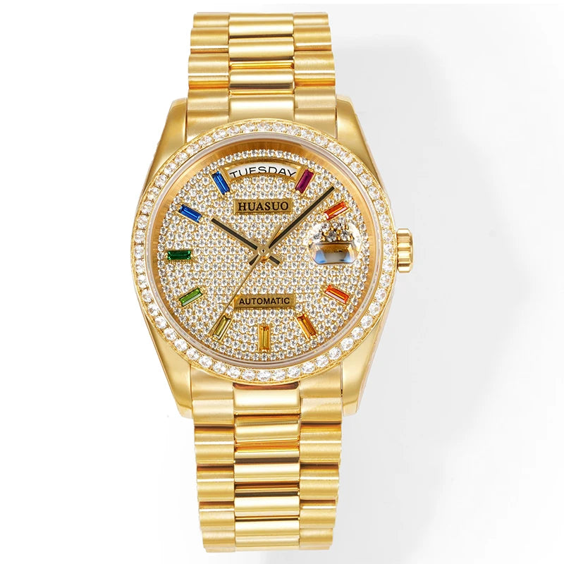 Montre Homme Automatique Cadran Laqué Artisanal Huasuo – CLEVI Paris