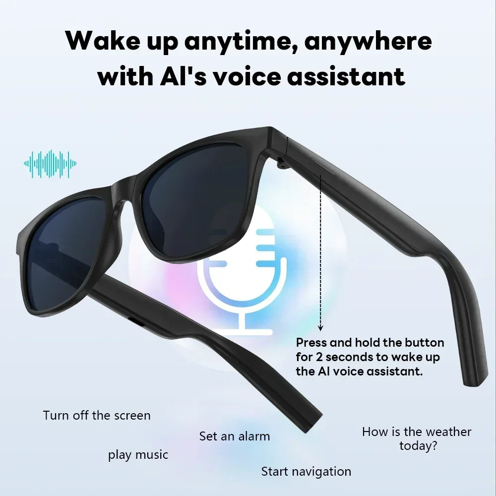 Lunettes IA Lenovo 8K Bluetooth 5.4 Traducteur Tactile – CLEVI Paris