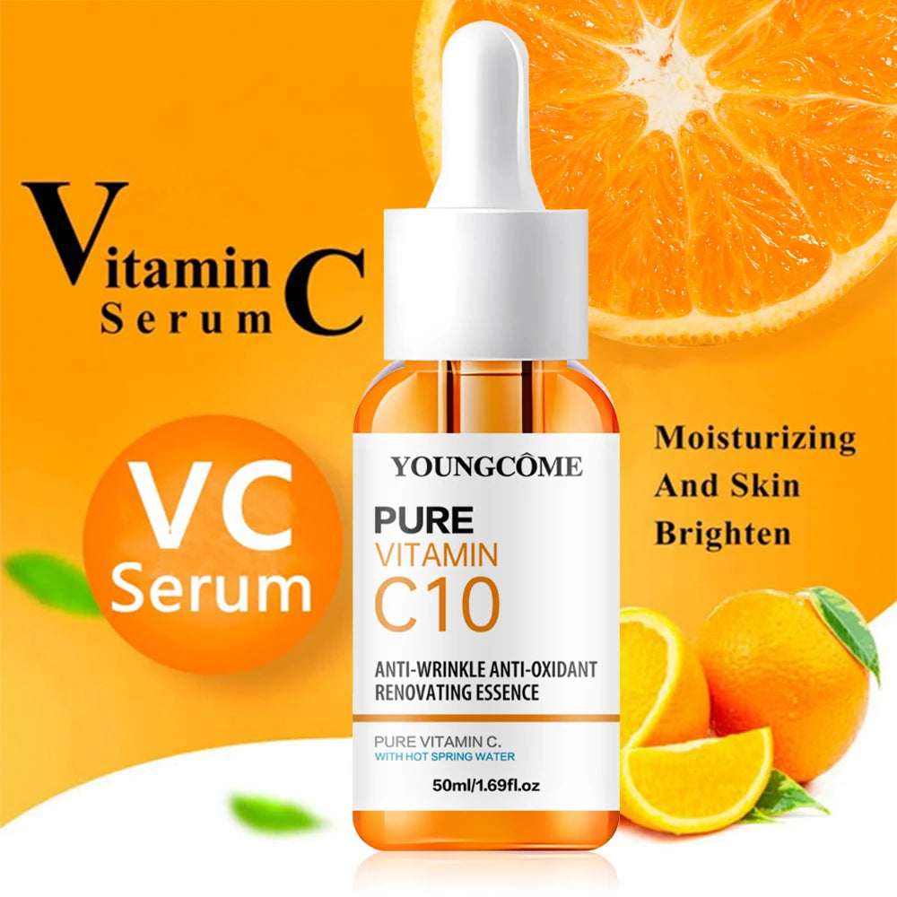 Sérum Éclat Vitamine C & Acide Hyaluronique YOUNGCOME – Anti-Taches & Anti-Âge – CLEVI Paris