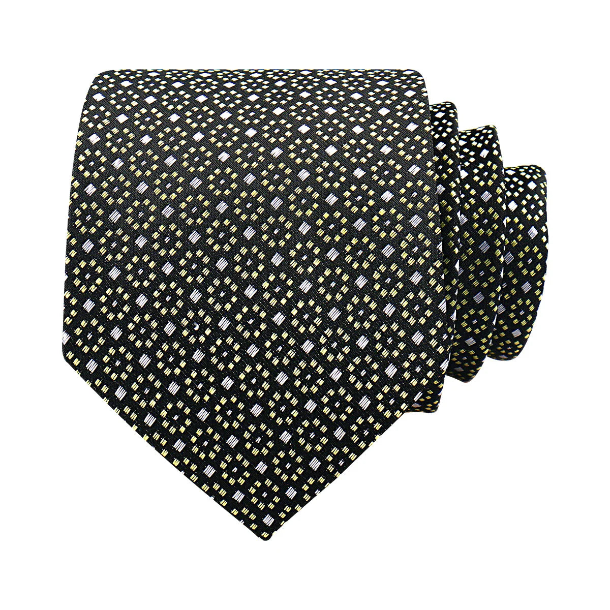Cravate unisexe jacquard à motifs – CLEVI Paris