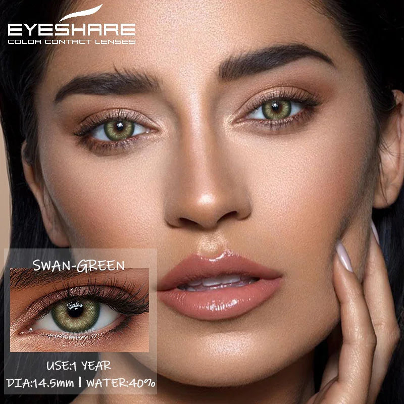 Lentilles de Contact Colorées EYESHARE | Usage Annuel Sans Correction | 15 Coloris | Maquillage & Quotidien – CLEVI Paris