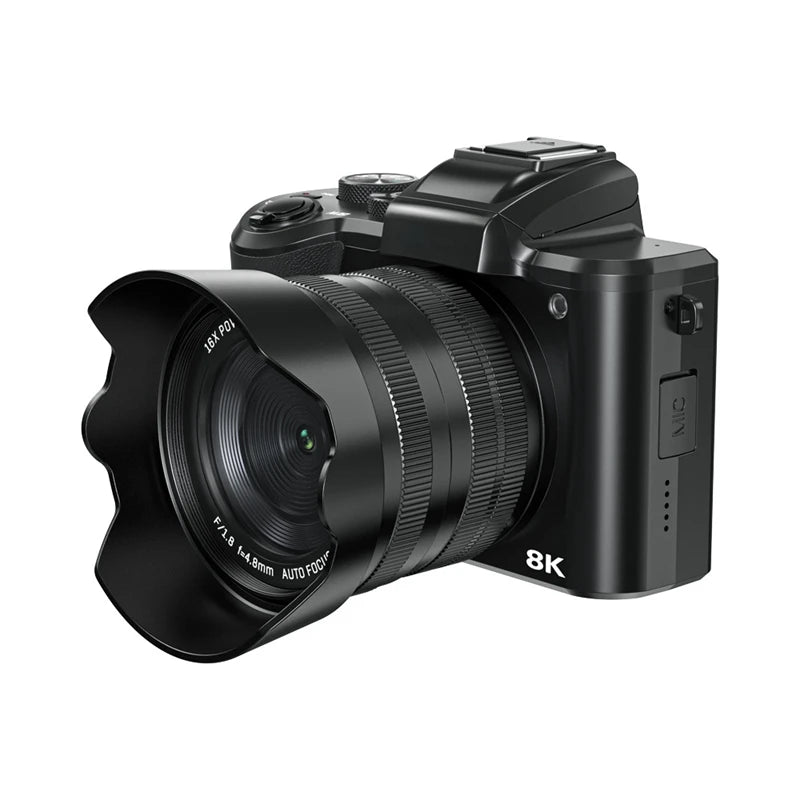 Caméra Numérique Double Objectif 1080P – Autofocus, Zoom 16x, Écran Tactile, Voyage