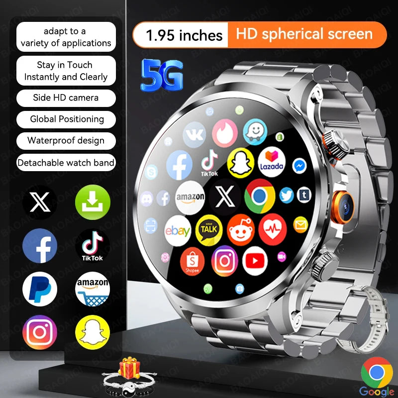 Montre Connectée 4G AMOLED BAOAIQI GPS SIM Google Play – CLEVI Paris