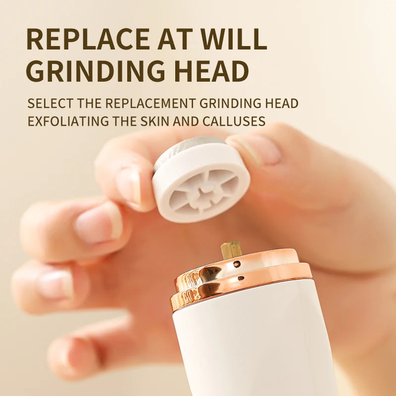Lime à Pieds Électrique Rechargeable — Exfoliant Callosités & Pédicure — CLEVI Paris