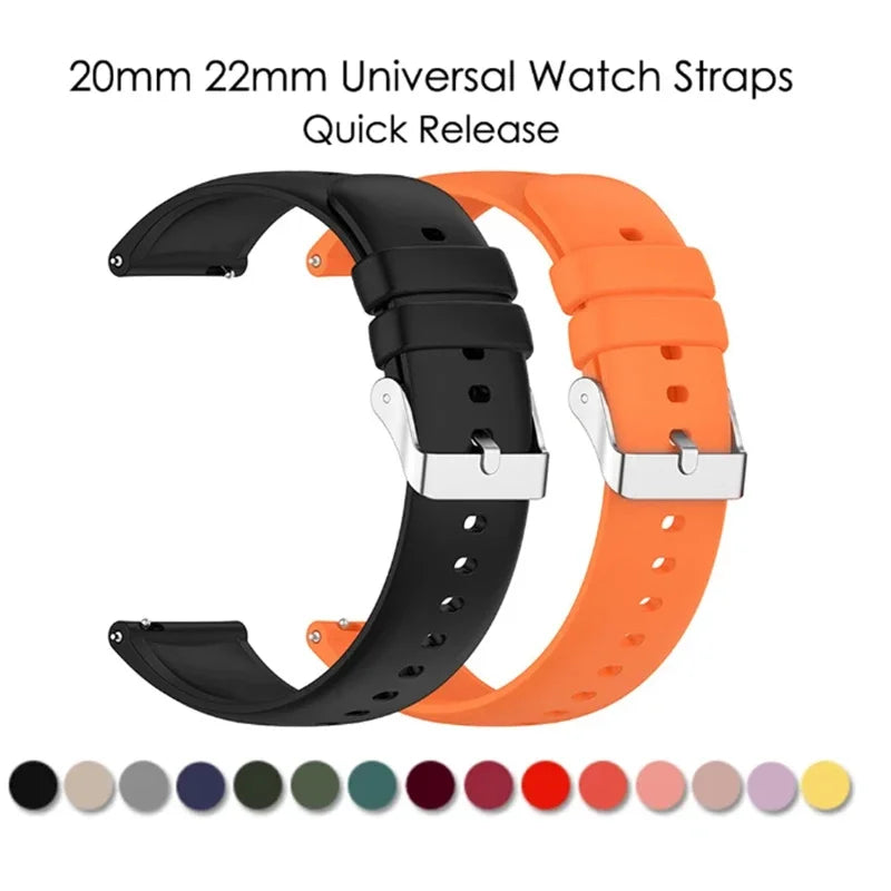 Hot Sell 20MM 22MM Silicone Watch Strap 20/22mm — CLEVI Paris