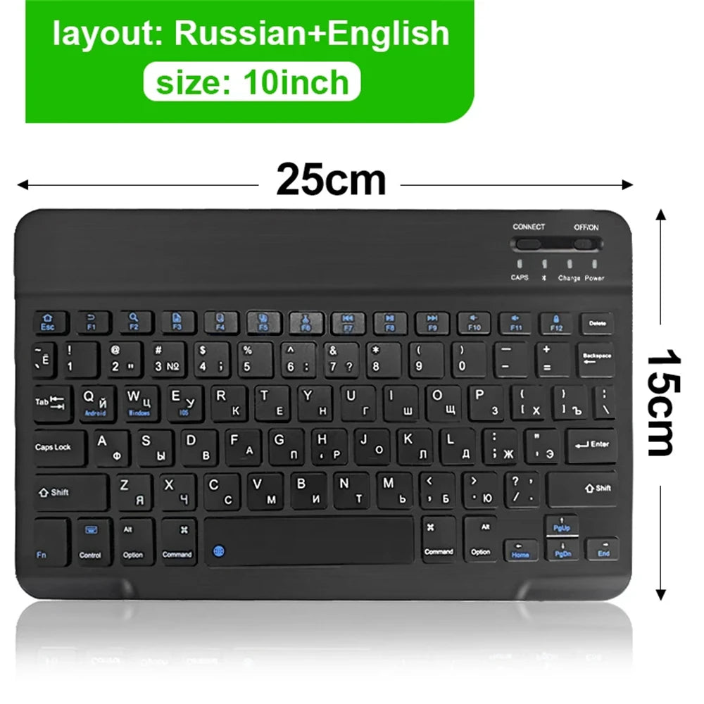 Clavier Bluetooth Sans Fil EMTRA | Silencieux, Multi-Langues, iOS Android Windows, Tablette & PC – CLEVI Paris