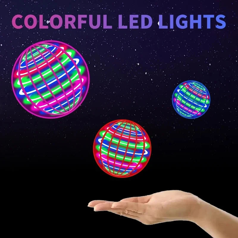 Boule Volante UFO LED – Gyroscope Flottant Magique, Jouet Extérieur Dès 8 ans – CLEVI Paris