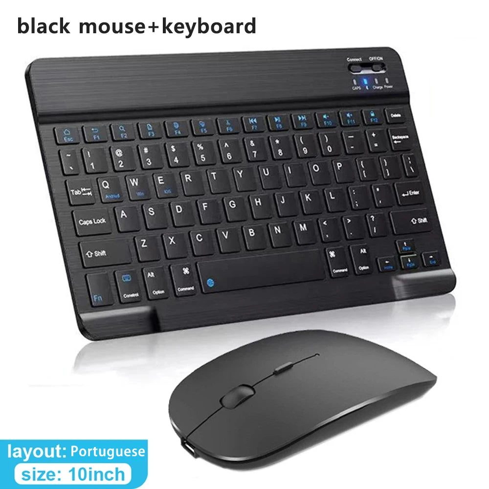 Clavier Bluetooth Sans Fil EMTRA | Silencieux, Multi-Langues, iOS Android Windows, Tablette & PC – CLEVI Paris