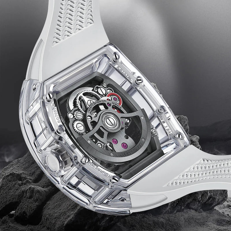 Montre Automatique Tourbillon BONEST GATTI – Verre Saphir Cadran Squelette